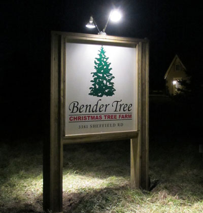 Bender Tree Sign