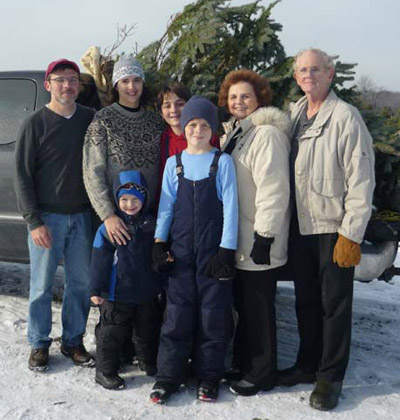 Family with Tree